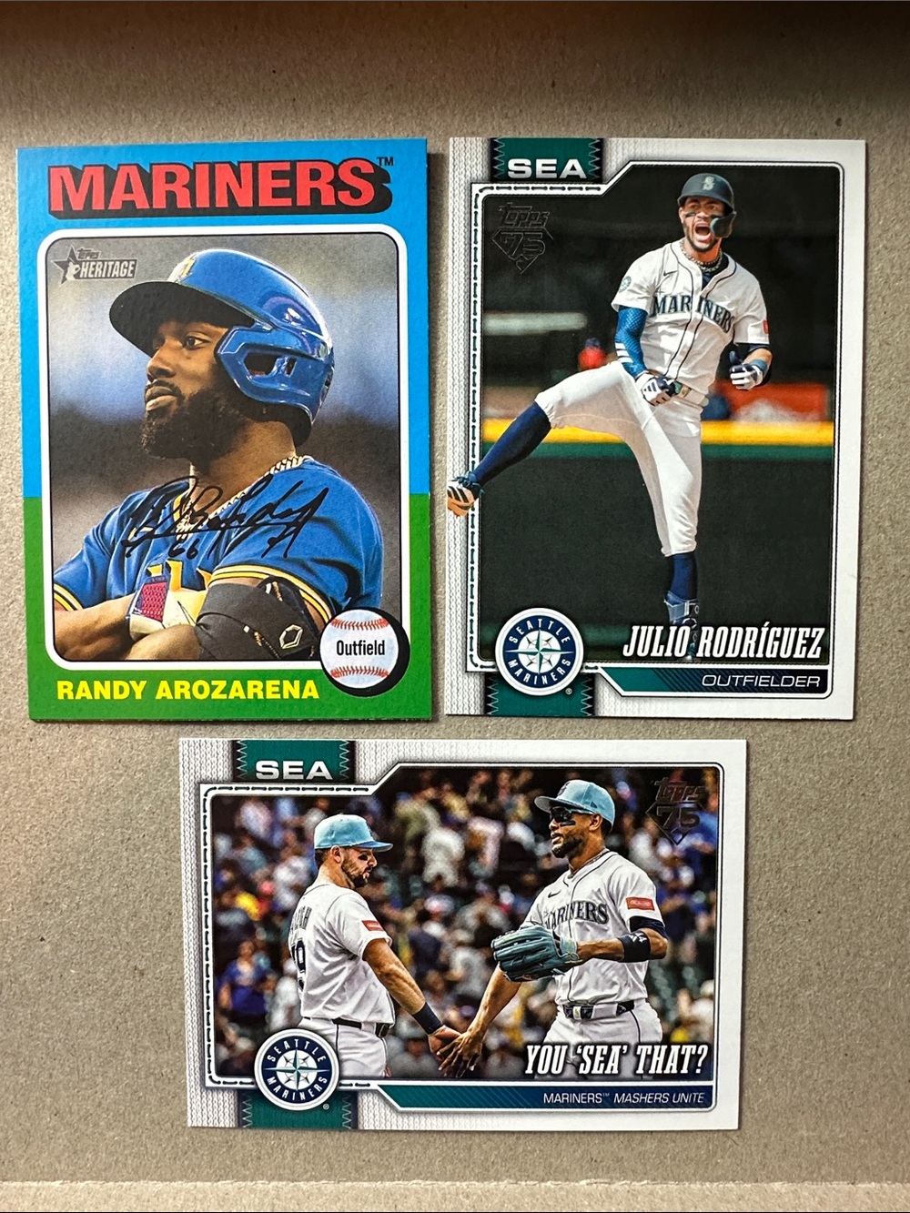 3 Cole Young Rookies + Cal Raleigh/Julio Rodriguez/Naylor Mariners lot of 19 - Picture 6 of 15